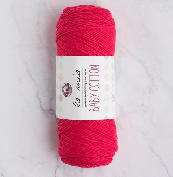 La Mia Baby Cotton Fuşya El Örgü İpi - L030 - 33630 - Image 1