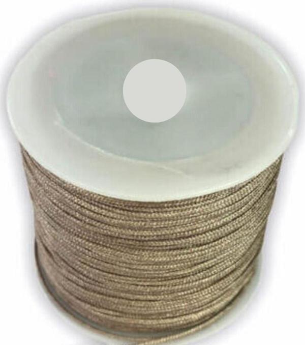 Paraşüt İpi, Bileklik-Kolye örgü ipi 1 mm 50 metre Vizon - Image 1
