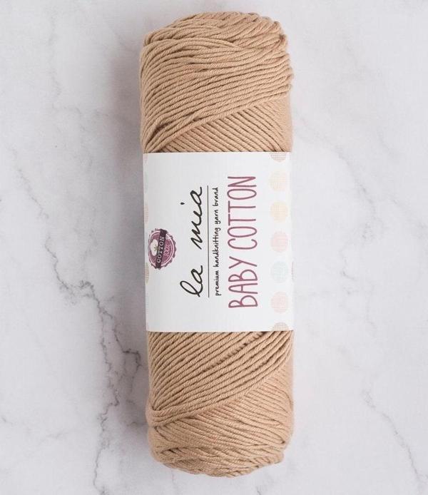 La Mia Baby Cotton Bej El Örgü İpi - L049 - 33627 - Image 1