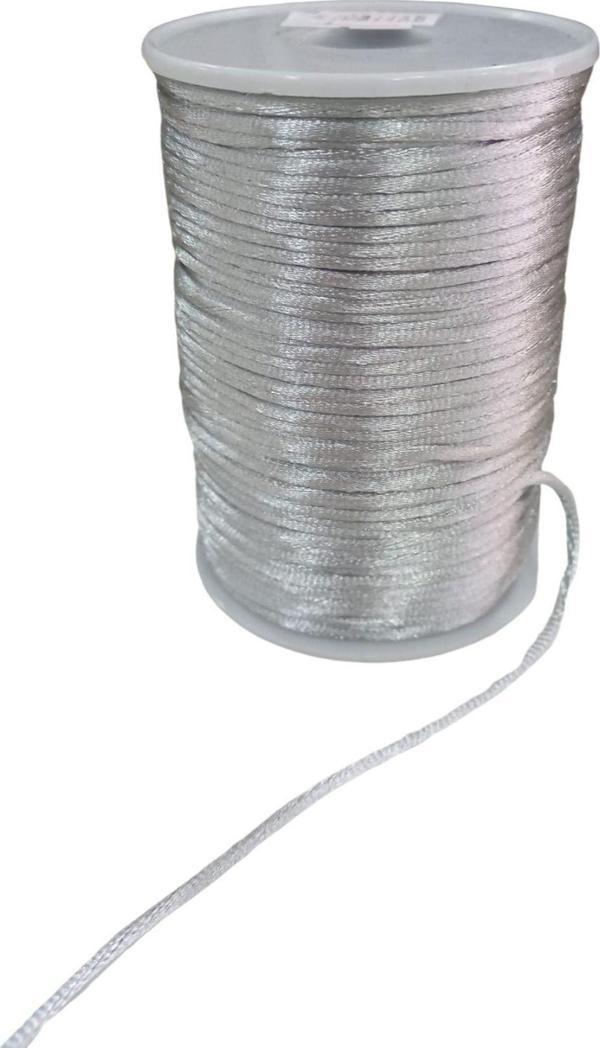 Sıçan Kuyruğu ip Floş 0,5 mm Gümüş 1 Metre - Image 1
