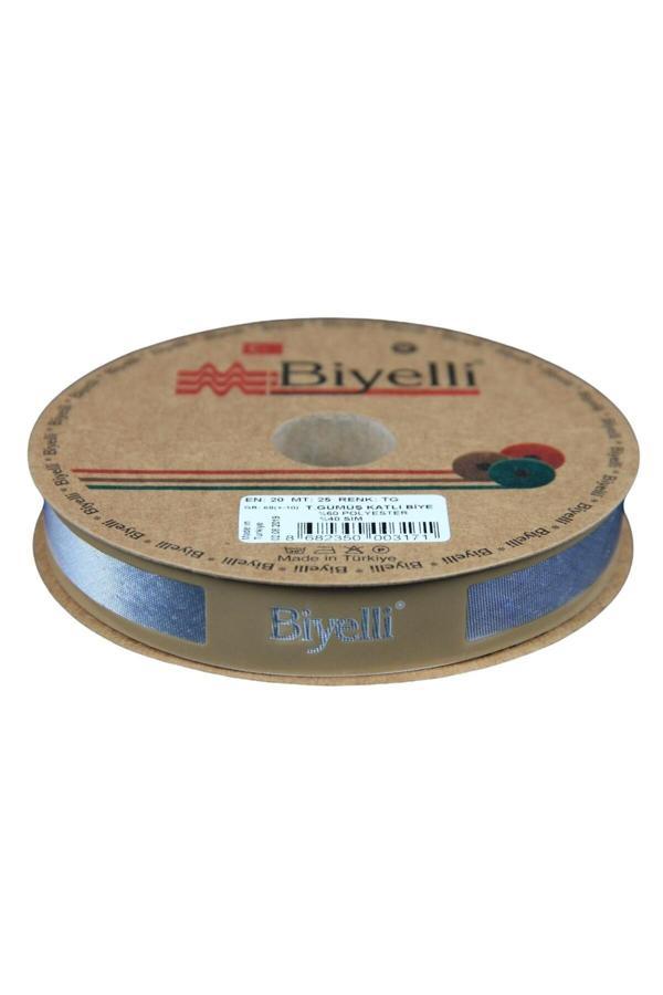 Biye Simli Katlı Tg 2 cm 25 Metre %50 Simli % 50 Polyester - Image 1