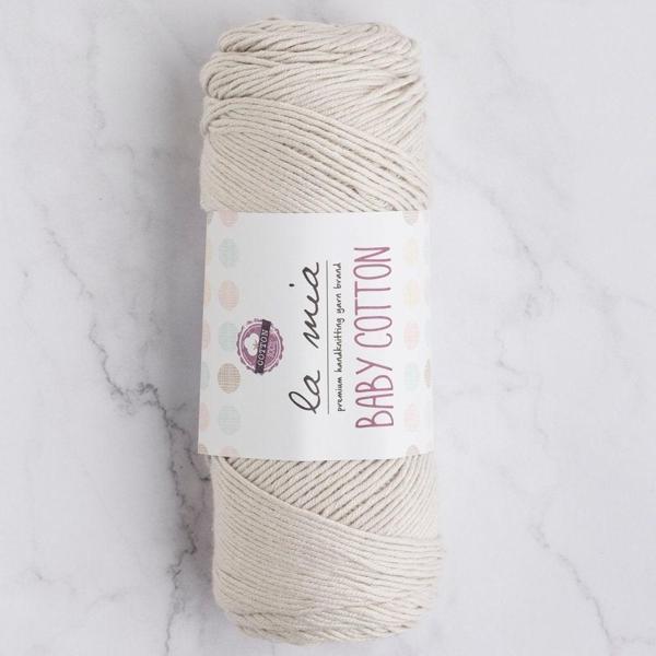 La Mia Baby Cotton Açık Gri El Örgü İpi - L047 - 33624 - Image 1