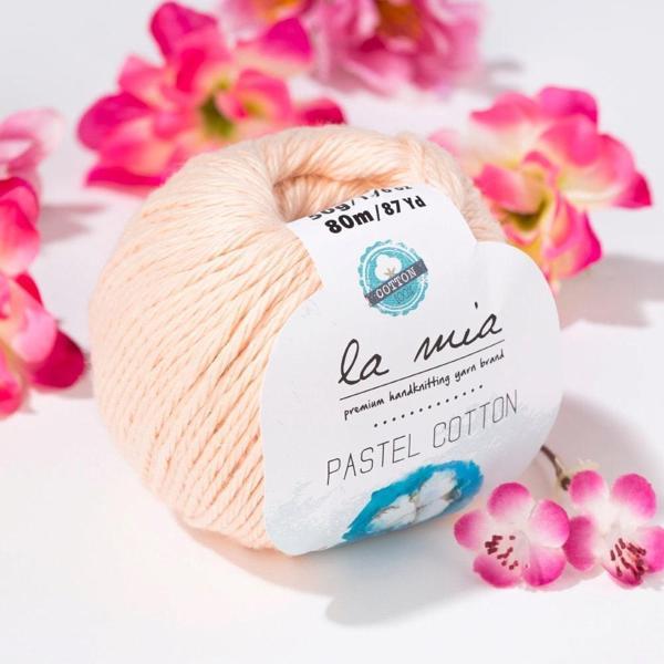 La Mia Pastel Cotton Yavruağzı El Örgü İpi - L056 - 33617 - Image 1