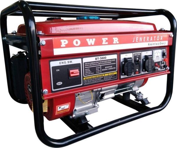 Power Bt3800 2.7 Kw Benzinli Jeneratör - Ipli - Image 1