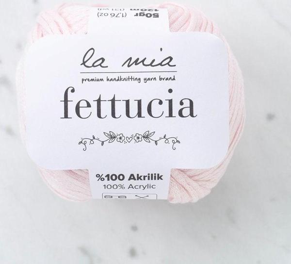 La Mia Fettucia Toz Pembe El Örgü İpi - L063 - 33887 - Image 1