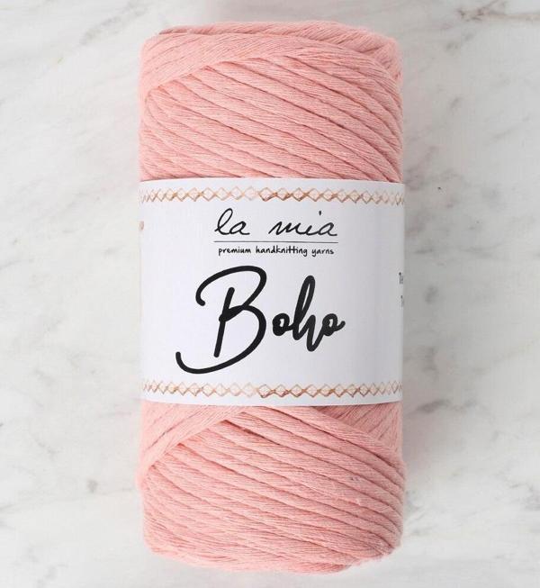 La Mia Boho Açık Somon Büküm Makrome İpi - L018 - 34212 - Image 1