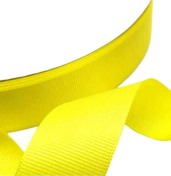 Grogren Kurdele 1 cm 10 Metre Sarı - Image 1
