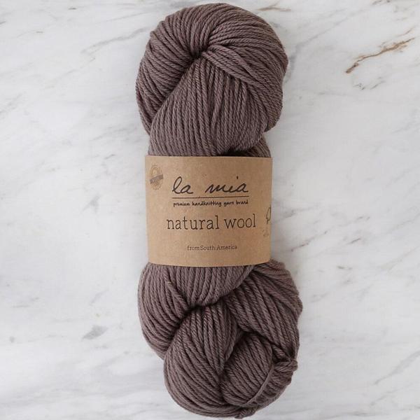 La Mia Natural Wool Açık Kahverengi El Örgü İpi - H5 - 33604 - Image 1