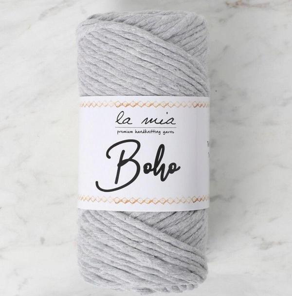 La Mia Boho Açık Gri Büküm Makrome İpi - L044 - 34210 - Image 1