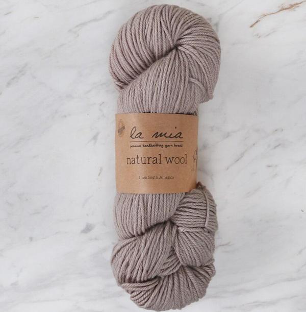 La Mia Natural Wool Bej El Örgü İpi - H3 - 33605 - Image 1