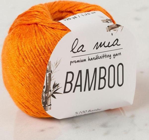 La Mia Bamboo Turuncu El Örgü İpi - L150 - 33855 - Image 1