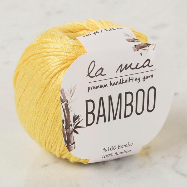 La Mia Bamboo Sarı El Örgü İpi - L160 - 33852 - Image 1