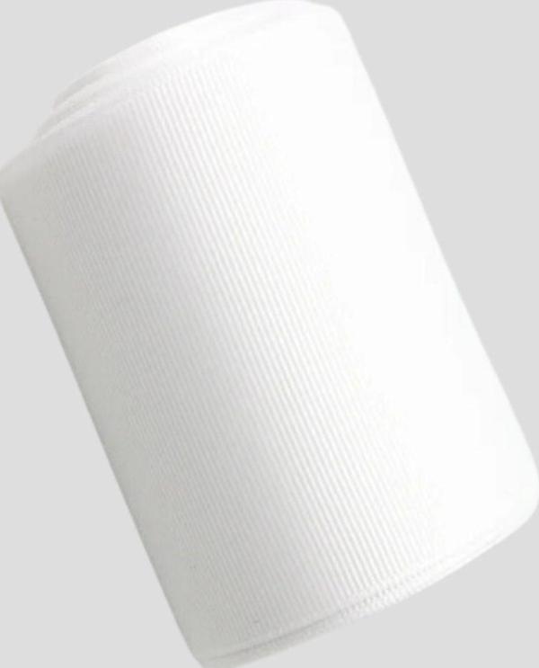 Grogren Kurdele 3 cm 10 Metre  Beyaz - Image 1