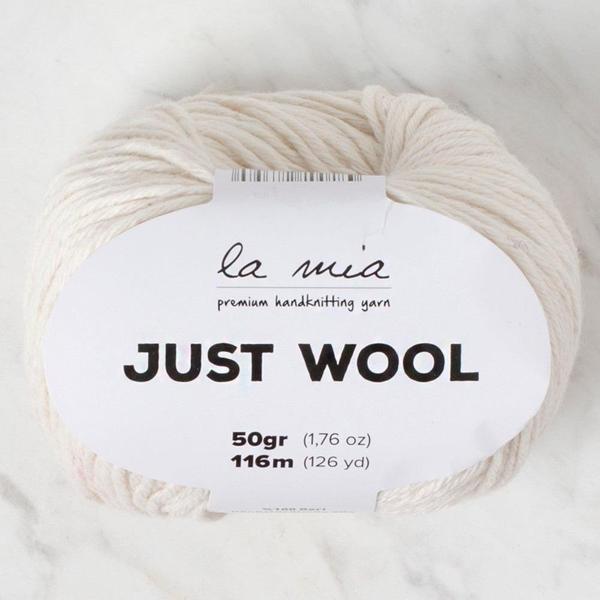 La Mia Just Wool Krem El Örgü İpi - LT018 - 34183 - Image 1