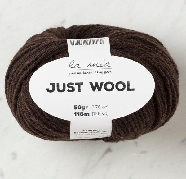 La Mia Just Wool Koyu Kahve El Örgü İpi - LT006 - 33838 - Image 1