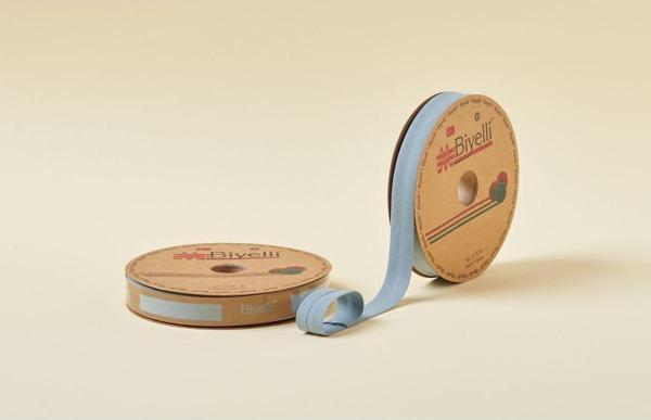 Biye Koton Katlı D35 Mint Yeşili 2 cm 25 Metre %65 Koton %35 Polyester - Image 1