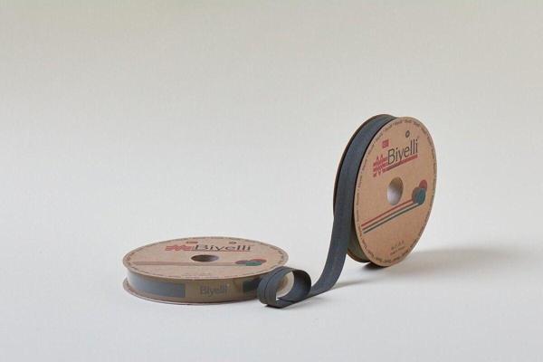 Biye Koton Katlı D54 Füme 2 cm 25 Metre %65 Koton %35 Polyester - Image 1