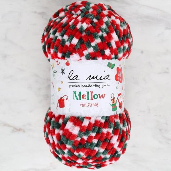 La Mia Mellow Christmas Gümüş simli El Örgü İpi - - Image 1