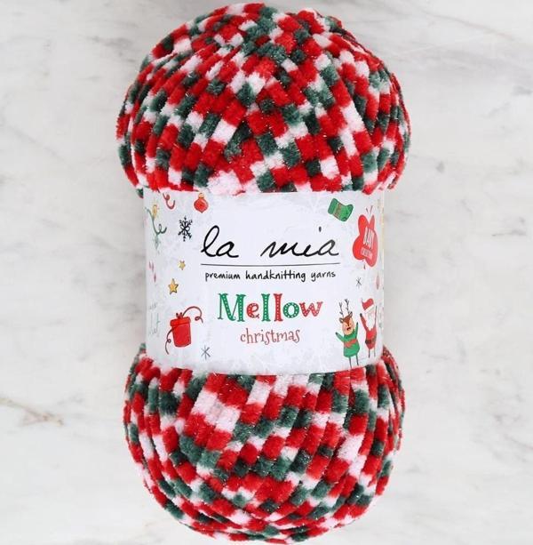 La Mia Mellow Christmas Gümüş simli El Örgü İpi - - Image 1
