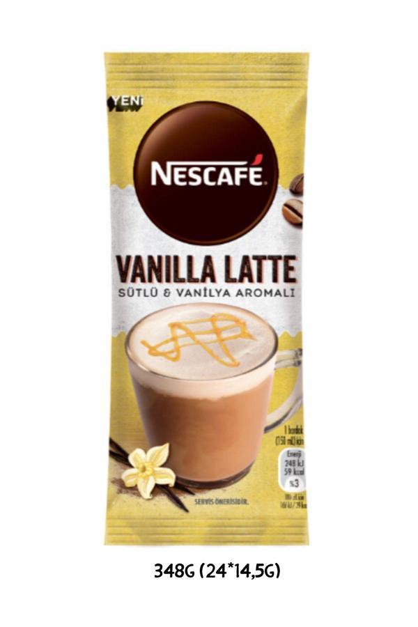 Nescafe Latte Sütlü Ve Vanilla Çözünebilir Kahve Karışımı 14.5 G X 24 - Image 1