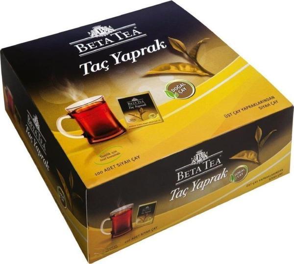 Beta Tea Beta Taç Yaprak Bardak Poşet Çay 100 Adet - Image 1