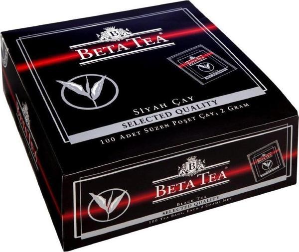 Beta Tea Beta Selected Quality Bardak Poşet 100 Adet (Seylan Çayı - Ceylon Tea) - Image 1
