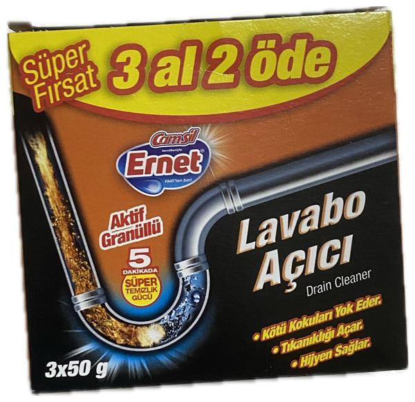 ERNET LAVABO AÇICI 3AL2ÖDE 3X50GR - Image 1