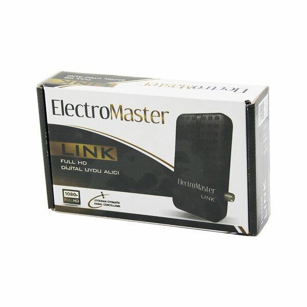 ELECTRO MASTER LINK FULL HD HDMI DİJİTAL UYDU ALICISI - 1080P - WİFİ - AV - OTOMATİK KANAL GÜNCELLEME (BRKT-807358) (281 - Image 1