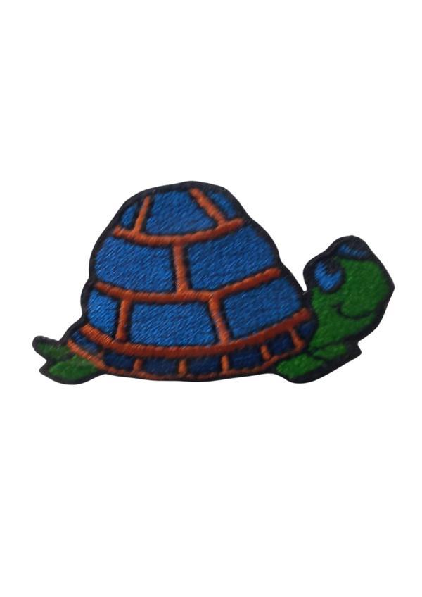 Aplike Ütü İle Yapışan Kaplumbağa Arma 4x3 cm - Image 1