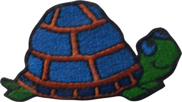 Aplike Ütü İle Yapışan Kaplumbağa Arma 4x3 cm - Image 1