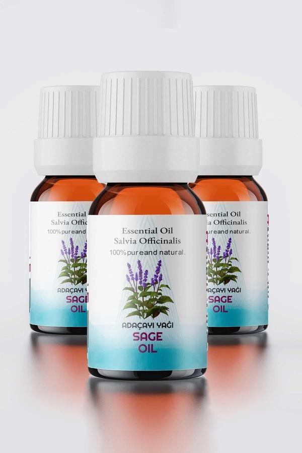 PROCLİS Adaçayı Yağı, %100 Doğal Uçucu Yağ, Sage Oil 3'lü Set 10 ml - Image 1
