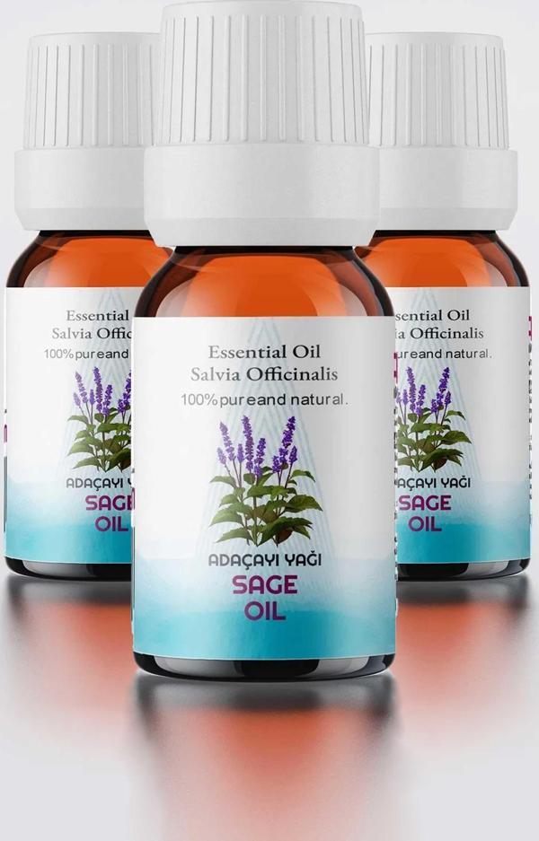PROCLİS Adaçayı Yağı, %100 Doğal Uçucu Yağ, Sage Oil 3'lü Set 10 ml - Image 1