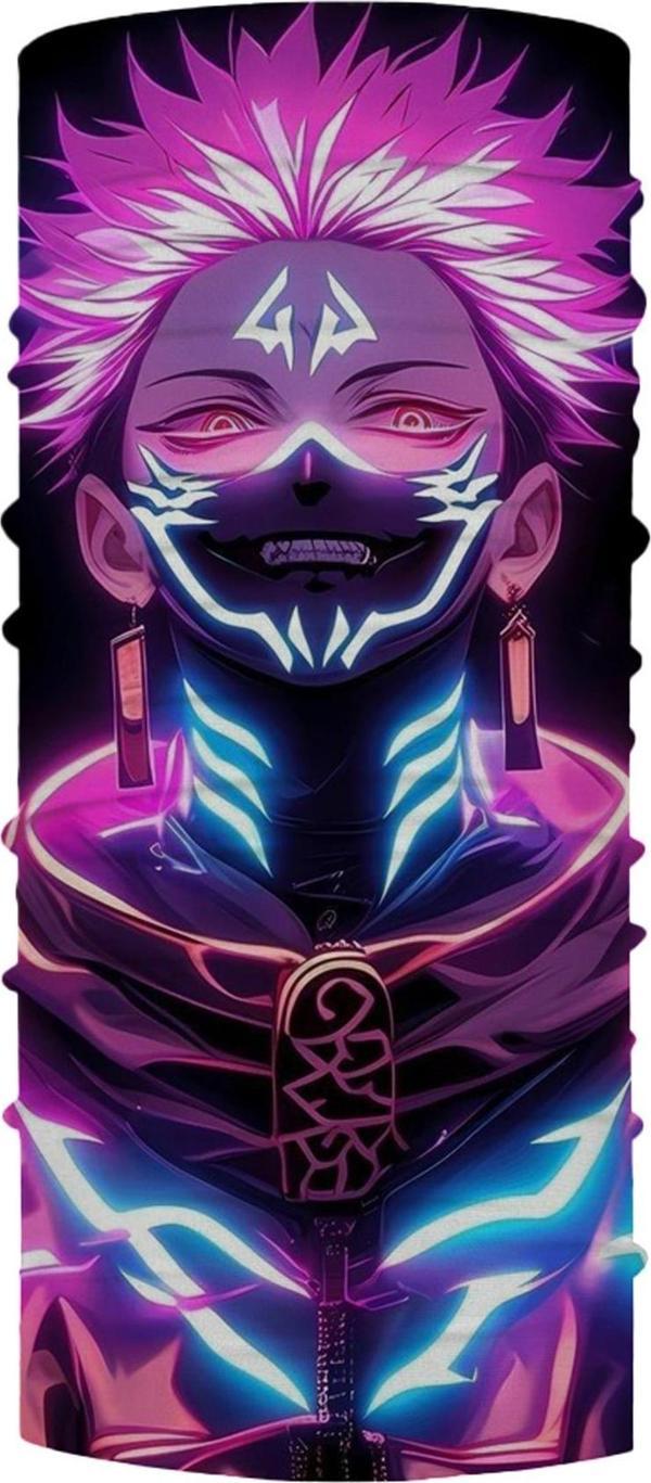 Bebo Store Extreme Outdoor Spor , Motorcu ve Bisiklet Kullananlara Özel Desenli Buff Boyunluk Bandana Balaklava (anime-202) - Image 1