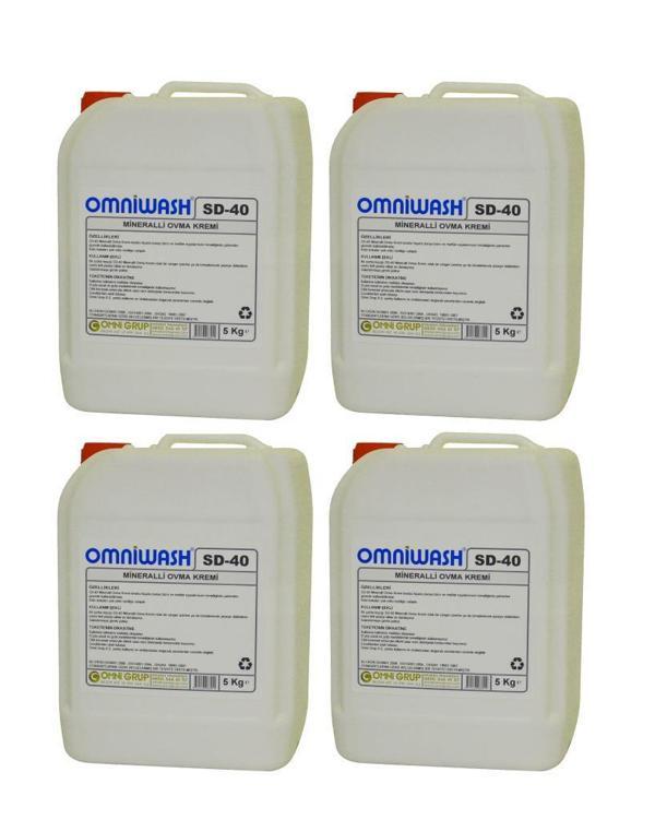 Omniwash SD-40 Mineralli Ovma Temizlik Kremi 5000ml 4 Adet - Image 1