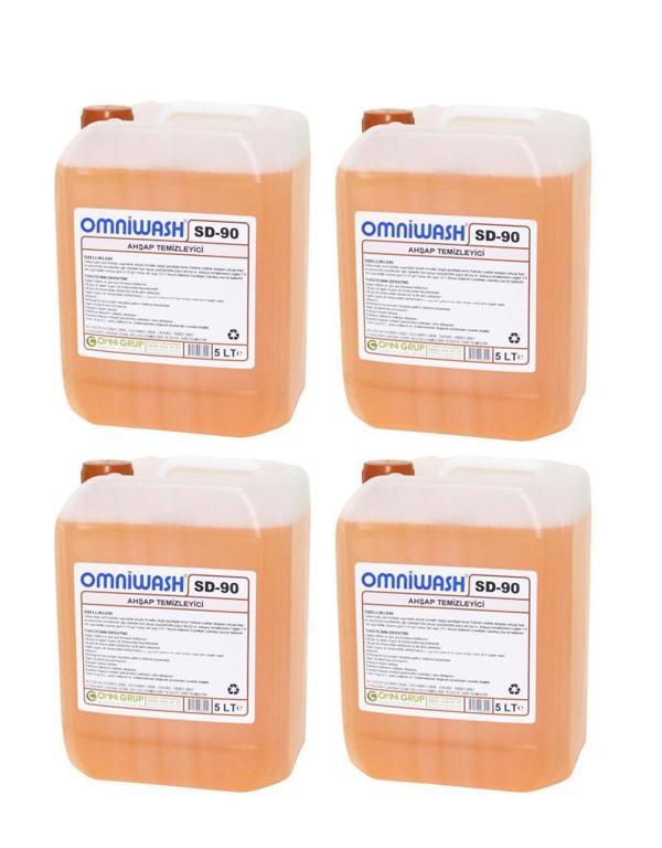 Omniwash SD-90 Ahşap Yüzey Temizeyici 5 Litre 4 Adet  - Image 1