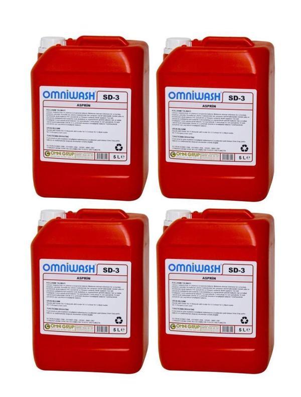 Omniwash SD-3 Asprin Genel Temizlik Ürünü 4 x 5000ml - Image 1