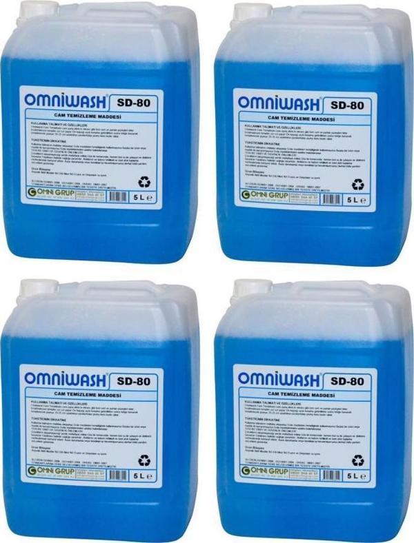 Omniwash SD-80 Cam Temizleyici Sıvı 4 x 5000ml - Image 1