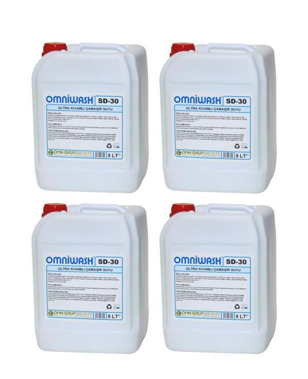 Omniwash SD-30 5000 ml Ultra Kıvamlı Çamaşır Suyu 4 Adet - Image 1
