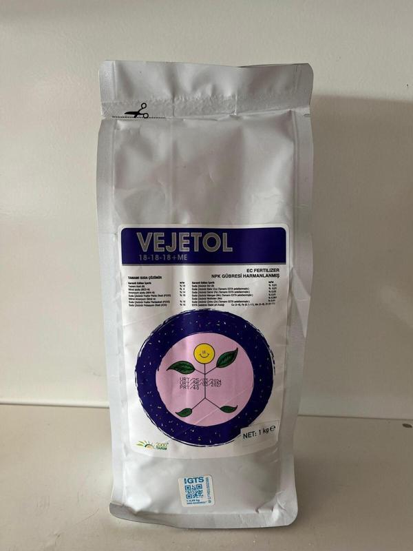 2000 Tarım 2000 Vejetol 18-18-18- Dengeli Npk Gübre 1 Kg - Image 1
