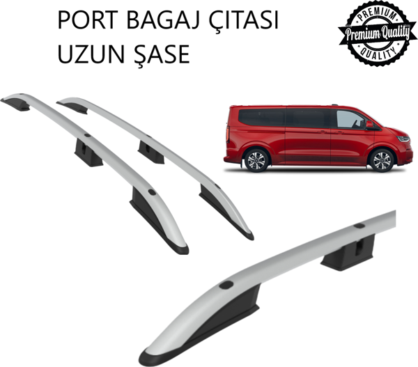 CARAVELLA STYLE UZUN ŞASE 2025 2026 2027 PORTBAGAJ TAVAN ÇITASI GRİ - Image 1