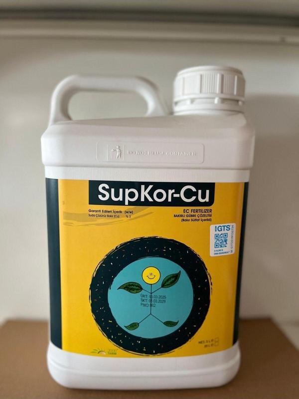 2000 Tarım Supkor-Cu | Kök | Bakır Sülfat İçerikli Sıvı Gübre Çözeltisi 5 Litre - Image 1