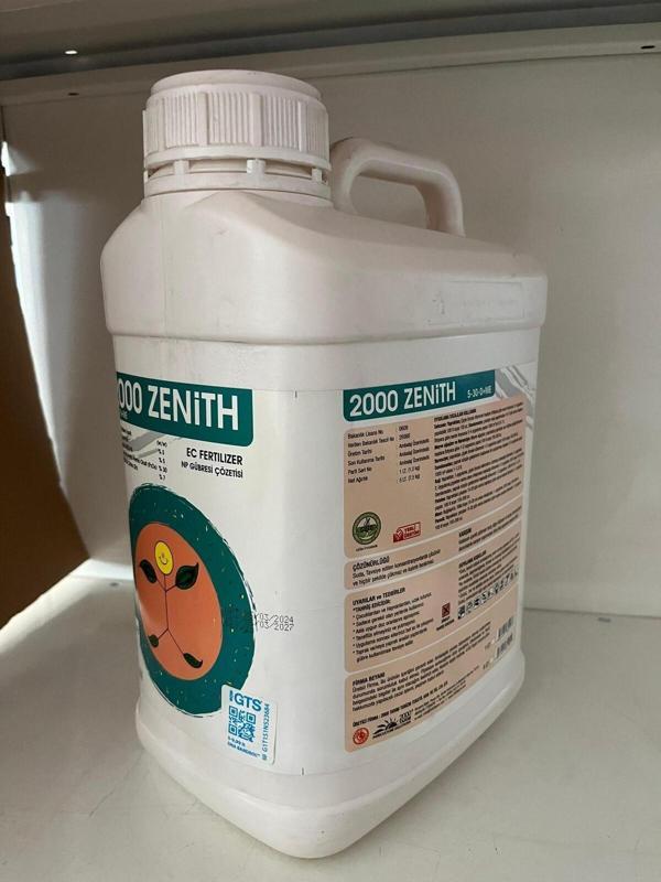 2000 Tarım 2000 Zenith 5-30-0 Çiçeklendirici Np İçerikli Sıvı Gübre 5 Litre - Image 1