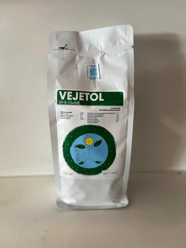 2000 Tarım 2000 Vejetol 29-5-10 Npk Gübresi 1 Kg - Image 1