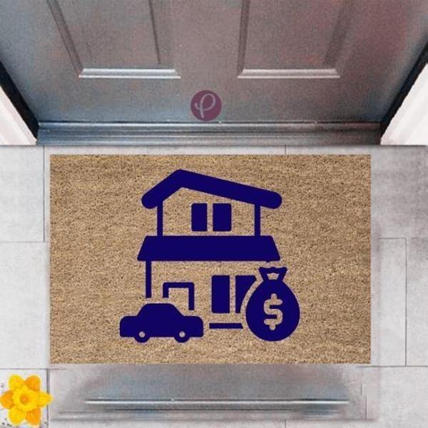 Kapı Önü Paspası Dekoratif Dijital Baskı Ev Araba Dolar P-2408 - Image 1