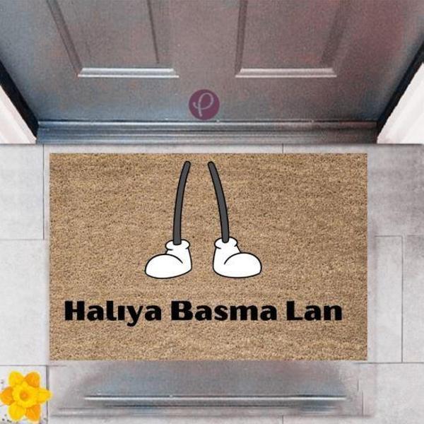 Kapı Önü Paspası Dekoratif Dijital Baskı Halıya Basma Lan P-2383 - Image 1