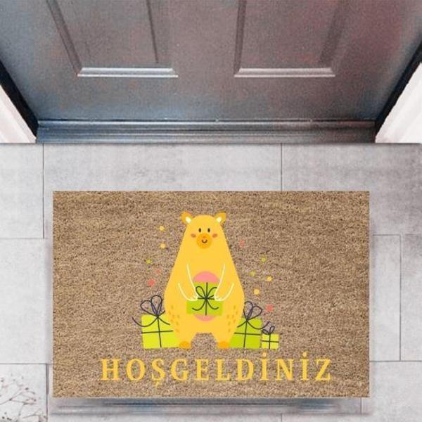 Kapı Önü Paspası Dekoratif Dijital Baskı HayvanlarP-2756 - Image 1