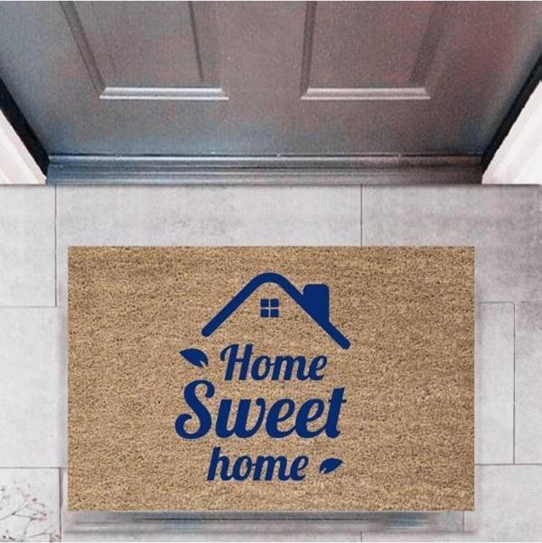 Kapı Önü Paspası Dekoratif Dijital Baskı Home Sweet Home P-2321 - Image 1
