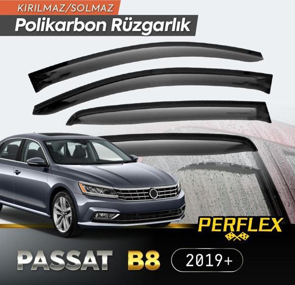 VW Passat B8 2019+ Cam Rüzgarlığı V2 Düz - Image 1