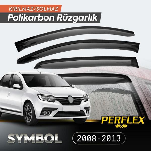 Renault Symbol 2008-2013 Cam Rüzgarlığı V2 Düz - Image 1