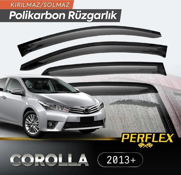 Perflex Polikarbon Kırılmaz Rüzgarlık V2 Mugen Toyota Corolla 2013+  - Image 1